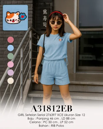 A31812EB 276397 KEPALA KUCING OREN 19.5