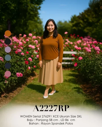 A2227RP 276291 CROPTOP LEHER BULAT, BAWAH OVAL 72