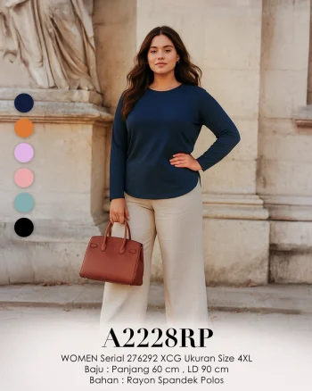 A2228RP 276292 CROPTOP LEHER BULAT, BAWAH OVAL 72