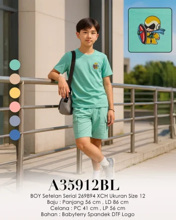 A35912BL 269894 BOY KOSTUM KUNING 21